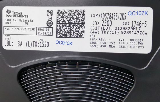 Bộ điều khiển màn hình cảm ứng 12-Bit ADS7845E, tốc độ lấy mẫu 125kHz, giao diện SPI, 2.7-5V, SSOP-16, -40°C đến +85°C