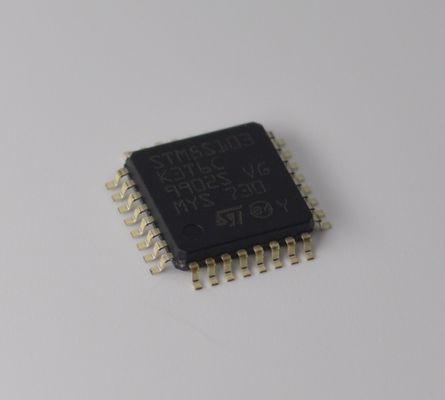 MCU 8-bit STM8S103K3T6C với 8KB Flash, 1KB RAM, Tốc độ 16MHz, ADC 10-bit, 4 Timer, UART/SPI/I2C, Dải điện áp 2.95V-5.5V and Gói TSSOP 20 chân