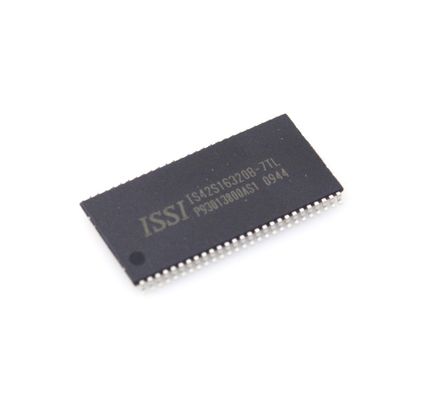 IS42S16320B-7TL SDRAM 64Mb mật độ 166MHz Tốc độ 3.3V Hoạt động 16Mx16 Tổ chức LVTTL Giao diện Industrial Temp (-40°C~85°C)