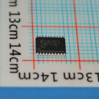 Bộ điều khiển Buck LM25118MHX/NOPB 4.5V-42V Đầu vào 75V/5A Chuyển mạch 500kHz-1MHz Tần số Đồng bộ Chỉnh lưu UVLO có thể điều chỉnh Tắt máy do nhiệt 20-Pin HTSSOP Phạm vi nhiệt độ rộng