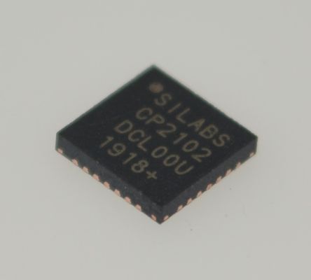 CP2102-GMR USB-UART Bridge Giải pháp chip đơn tích hợp USB and Crystal 9600 bps đến 2 Mbps Baud 512-Byte Buffer GPIO đầy đủ QFN nhỏ gọn trình điều khiển miễn phí bản quyền