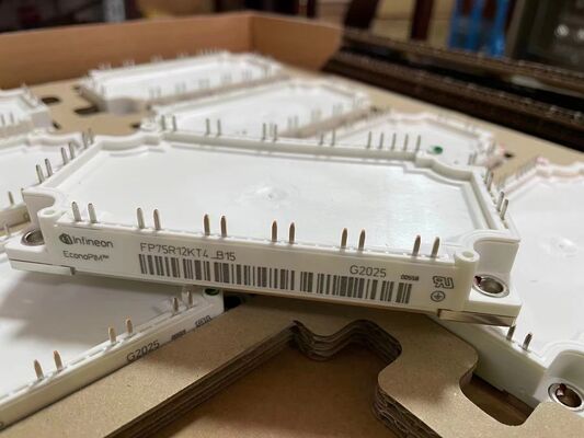 Mô-đun IGBT FP75R12KT4 B15 1200V 75A PIM TRENCHSTOP™ IGBT4 Tổn hao chuyển mạch thấp Tích hợp chỉnh lưu và phanh Đế đồng NTC Tần số chuyển mạch cao Dành cho ổ đĩa động cơ