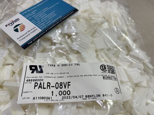 PALR-08VF Vỏ đầu nối 8 vị trí, bước răng 2.0mm, dòng PA, đầu nối ổ cắm, đầu cuối dạng bấm, khóa dương, thiết kế nhỏ gọn, định mức 3A, 100V AC cho ứng dụng dây nối bo mạch