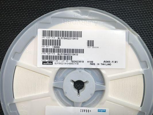 BLM15AG221SN1D 220Ω Ferrite Bead 0402 (1005 Metric) 1A Đánh giá hiện tại Kháng cao @ 100MHz, Wide Temp -55 °C đến +125 °C AEC-Q200