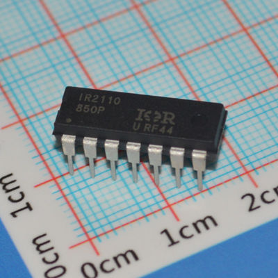IR2110PBF mạch tích hợp 600V Máy điều khiển cao thấp 2A Lưu lượng đỉnh 10V-20V Logic 500ns Rise Time Package / Case 14-DIP (0.300", 7.62mm) -40°C đến +125°C