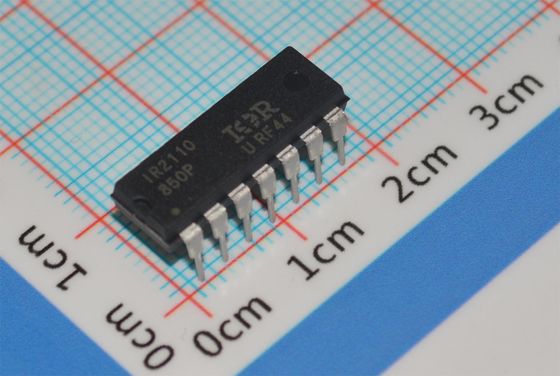 IR2110PBF mạch tích hợp 600V Máy điều khiển cao thấp 2A Lưu lượng đỉnh 10V-20V Logic 500ns Rise Time Package / Case 14-DIP (0.300", 7.62mm) -40°C đến +125°C
