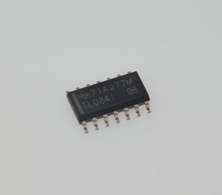 TL084IDR Bộ khuếch đại thuật toán Quad JFET 4MHz Băng thông 13V/µs Tốc độ quay ±18V Nguồn cung cấp 3pA Độ lệch đầu vào SOIC-14 -40°C đến +125°C