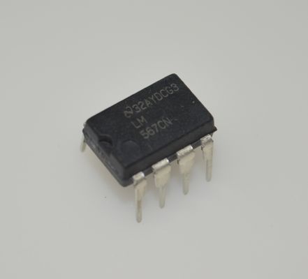 IC giải mã/phát hiện khóa âm LM567CN với tần số lập trình (0.01Hz-500kHz), khả năng miễn nhiễm nhiễu cao, ngõ ra hút dòng 20mA, dải điện áp rộng (4.75V-9V), gói DIP-8