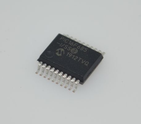 PIC16F685-I/SS Vi điều khiển Flash 8-bit 20MHz Tốc độ 3.5KB Bộ nhớ 256B EEPROM 12x10-bit ADC 25 Chân I/O Phạm vi rộng 2.0-5.5V Công nghiệp -40°C đến +85°C Gói SSOP-20 Dành cho Điều khiển Nhúng