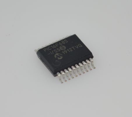 PIC16F685-I/SS Vi điều khiển Flash 8-bit 20MHz Tốc độ 3.5KB Bộ nhớ 256B EEPROM 12x10-bit ADC 25 Chân I/O Phạm vi rộng 2.0-5.5V Công nghiệp -40°C đến +85°C Gói SSOP-20 Dành cho Điều khiển Nhúng