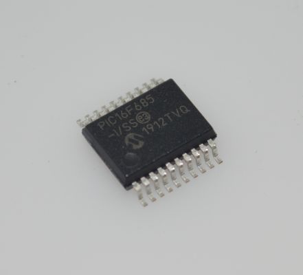 PIC16F685-I/SS Vi điều khiển Flash 8-bit 20MHz Tốc độ 3.5KB Bộ nhớ 256B EEPROM 12x10-bit ADC 25 Chân I/O Phạm vi rộng 2.0-5.5V Công nghiệp -40°C đến +85°C Gói SSOP-20 Dành cho Điều khiển Nhúng