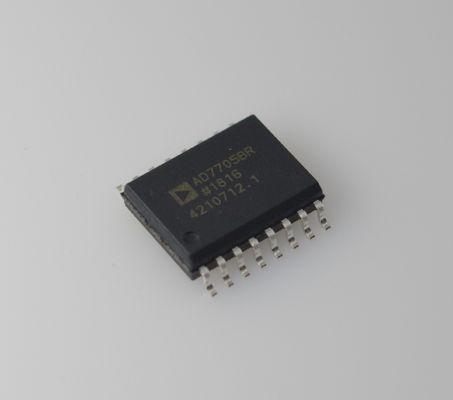 AD7705BRZ ADC 16-Bit Độ chính xác Tiếng ồn thấp 3V/5V Hoạt động trên chip Bộ lọc SPI Giao diện Lượng thấp -40 °C đến +85 °C Công nghiệp