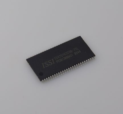 IS42S16320B-7TL SDRAM 64Mb mật độ 166MHz Tốc độ 3.3V Hoạt động 16Mx16 Tổ chức LVTTL Giao diện Industrial Temp (-40°C~85°C)