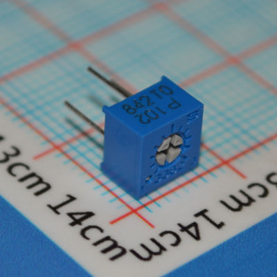 3362P-1-102LF Trimpot 1kΩ 10-Turn Potentiometer chính xác ± 10% Độ khoan dung qua lỗ gắn Cermet yếu tố Độ điều chỉnh đáng tin cậy lý tưởng cho hiệu chuẩn and điều chỉnh mạch