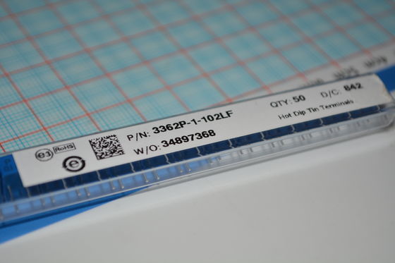 3362P-1-102LF Trimpot 1kΩ 10-Turn Potentiometer chính xác ± 10% Độ khoan dung qua lỗ gắn Cermet yếu tố Độ điều chỉnh đáng tin cậy lý tưởng cho hiệu chuẩn and điều chỉnh mạch