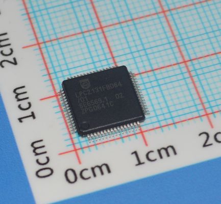 LPC2131FBD64/01,15 ARM7 MCU 32-bit RISC Core 64KB Flash 16KB RAM 60MHz Tốc độ USB 2.0 2x UART 64-LQFP -40°C đến +85°C Chất lượng công nghiệp