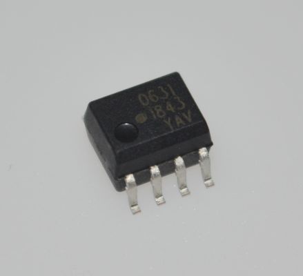 Ultra-Compact HCPL-0631-500E CMR cao 3.5kV/μs 10kV/μs Cô lập 1mA Điện thấp Nhiệt độ cao 110°C 5kV Cô lập Tốc độ cao 1MBd Wide Vcc 2.7-5.5V SOIC-8 Package