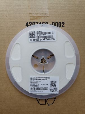 CC0603JRNPO0BN200 Tụ NPO 200pF Lý tưởng cho Mạch Tần số Cao Kích thước 0603 Siêu ổn định ESR Thấp Hệ số Q Cao Giá trị Chính xác Hiệu suất Vượt trội Tuân thủ RoHS