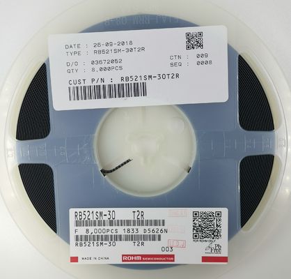 RB521SM-30 Điốt Schottky 30V 200mA với VF cực thấp Chuyển mạch tốc độ cao AEC-Q101 SOD-523 Không chứa halogen Bảo vệ phân cực ngược cho Điện tử ô tô