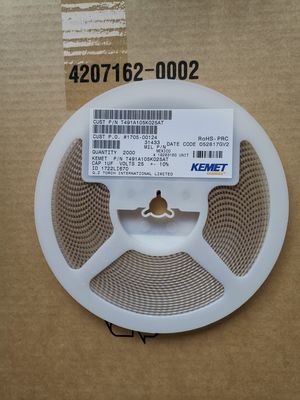 T491A105K025AT 1μF 25V Tụ Tantalum 10% Dung sai Vỏ A 125°C ESR Thấp Độ Tin cậy Cao Hiệu Suất Ổn Định cho Ứng Dụng Ô tô, Công nghiệp and Y tế