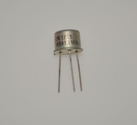 2N1711 NPN Transistor 50V/600mA 100MHz Tần số độ bão hòa thấp Năng lượng cao Beta TO-39 Bao bì kim loại Phạm vi nhiệt độ công nghiệp Đổi chuyển đáng tin cậy Khuếch đại mục đích chung