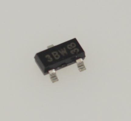 BC856B PNP Transistor mục đích chung 65V 100mA SOT-23 gói Tiếng ồn thấp Tăng dòng điện cao 200-450 250MHz Tần số bổ sung cho BC846B, RoHS phù hợp với băng and cuộn