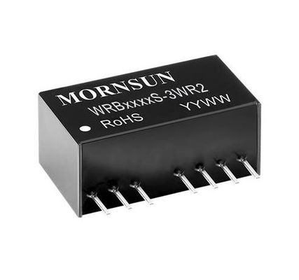 WRB4824S-3WR2 Nguồn Cung Cấp Điện DIN Rail 48V 2.4kW Nâng Cao Siêu Rộng 85-264VAC Đầu Vào 300% Công Suất Đỉnh, PFC Chủ Động Dòng Rò Thấp -40°C đến +85°C Vận Hành Bảo Vệ IP67 Khả Năng Miễn Nhiễm C1/C2 and Sẵn Sàng 5G