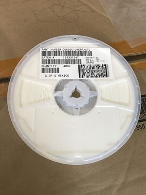 C0603C104K8RACTU 100nF 10V X7R 0603 MLCC Với dung sai 10% Hiệu suất ổn định điện dung cao từ -55°C đến +125°C và Tuân thủ RoHS