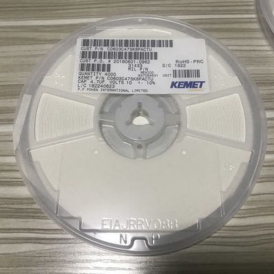 C0603C475K8PACTU MLCC 4.7μF 10V X7R 0603 Chất tụ gốm Capacity cao hiệu suất ổn định RoHS phù hợp và AEC-Q200 tự động