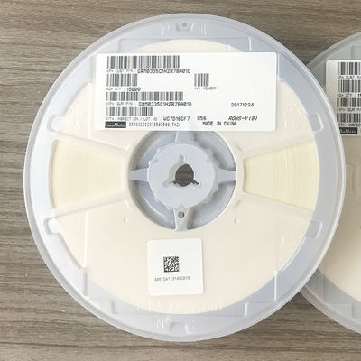 2.7pF nhỏ 0402 MLCC Điện áp cao 50V C0G/NP0 Tính ổn định cao Q Loss Low Halogen-Free Tape and Reel Packaging cho các ứng dụng ô tô and công nghiệp