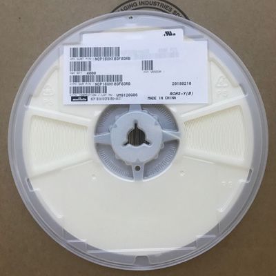 NCP18XH103F03RB 10kΩ NTC Thermistor với ± 1% Độ khoan dung 0603 Kích thước 1% Giá trị Beta Độ chính xác 0,5mW/°C Tape and Reel Automotive AEC-Q200 Grade Wide -40°C đến 125°C Range