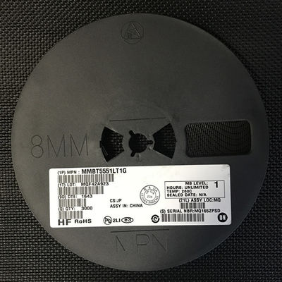 MMBT5551LT1G High Voltage NPN Transistor 160V VCEO, 300mA IC Low Saturation Voltage SOT-23 Package Halogen-Free Green Material Ideal for Amplification and Switching Circuits