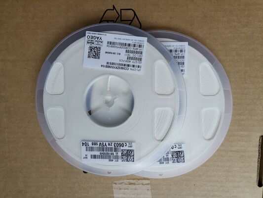 Compact 0603 MLCC 0.1μF (104) Capacity 5.9V Rated Ultra-Low ESR/ESL High-Frequency Performance Stable Y5V Dielectric Miniature Size Lý tưởng cho việc tách và lọc trong PCB dày đặc