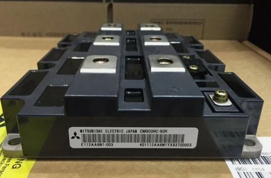 CM900HC-90H 900V 900A High Current IGBT Module Low VCE ((sat) 2.7V High Short Circuit Ruggedness Low Switching Loss High Isolation For Heavy Industrial Drives and Mega UPS (Điều này được sử dụng cho các ổ đĩa công nghiệp nặng và siêu UPS)