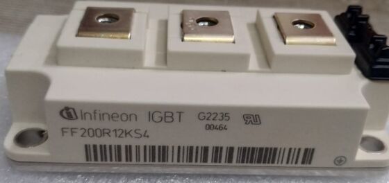 Mô-đun IGBT FF200R12KS4 1200V 200A Điện áp bão hòa VCE(sat) thấp Khả năng chịu ngắn mạch cao Tổn thất chuyển mạch thấp Cách ly cao Dùng cho bộ truyền động động cơ công nghiệp và UPS công suất cao