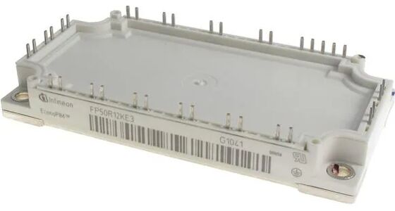 FP50R12KE3 1200V 50A PIM IGBT Module TRENCHSTOP™ IGBT3 Điện áp VCE(sat) thấp, tổn thất chuyển mạch thấp, Tích hợp Diode chỉnh lưu và Phanh, Đế đồng, NTC dùng cho Ổ đĩa động cơ