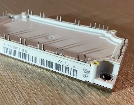 Mô-đun IGBT FP75R12KT4 B15 1200V 75A PIM TRENCHSTOP™ IGBT4 Tổn hao chuyển mạch thấp Tích hợp chỉnh lưu và phanh Đế đồng NTC Tần số chuyển mạch cao Dành cho ổ đĩa động cơ