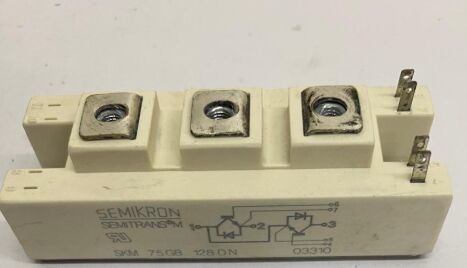 SKM75GB128DN 1200V, 75A Mô-đun IGBT kép VCE thấp (sat) 1.9V Chuyển nhanh Diode tích hợp 10μs SC Khả năng SEMITOP2 Gói Press-Fit Pin UL được chứng nhận cho ổ đĩa và Inverter
