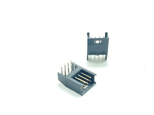 280389-2 Đầu nối 2 vị trí, bước 2.5mm, đấu dây với bo mạch, chân cắm thẳng, có vỏ bọc, phân cực, lỗ xuyên, chống cháy UL 94V-0, mạ thiếc cho ứng dụng ô tô và công nghiệp