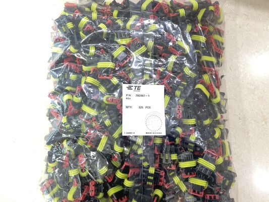 282087-1 4 Vị trí 2.5mm Pitch Wire-to-Board Receptacle Crimp Housing Friction Lock Panel Mount Polarized UL 94V-0 4.5A Đánh giá cho phân phối điện và công nghiệp