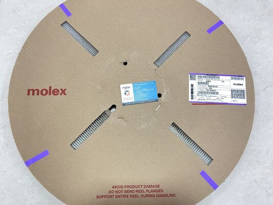 0039000077 2.36mm Diameter Tin-Plated Brass Spade Terminal Crimp Termination Không cách điện 16-14 AWG 600V Rating 20A Current Reel Packaging cho dây điện ô tô và công nghiệp
