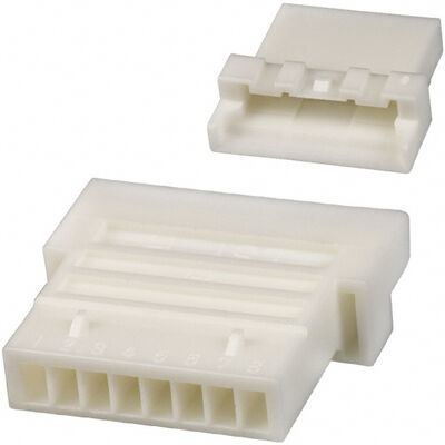 PALR-08VF Vỏ đầu nối 8 vị trí, bước răng 2.0mm, dòng PA, đầu nối ổ cắm, đầu cuối dạng bấm, khóa dương, thiết kế nhỏ gọn, định mức 3A, 100V AC cho ứng dụng dây nối bo mạch