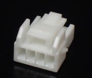 Vỏ đầu nối pitch 2.0mm 4 vị trí PARP-04V dòng PA, đầu nối ổ cắm, đầu cuối dạng bấm, khóa dương, kích thước nhỏ gọn, định mức 3A 100V AC cho kết nối dây-bo mạch và chiếu sáng LED