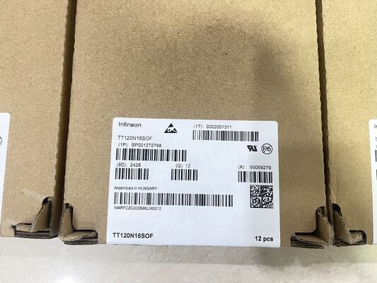 TT120N16SOFHPSA1 SCR mô-đun 1600V Vdrm 120A Itav áp suất tiếp xúc cao giật thấp mất mát công nghiệp