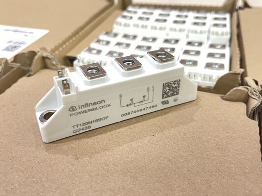 TT120N16SOFHPSA1 SCR mô-đun 1600V Vdrm 120A Itav áp suất tiếp xúc cao giật thấp mất mát công nghiệp